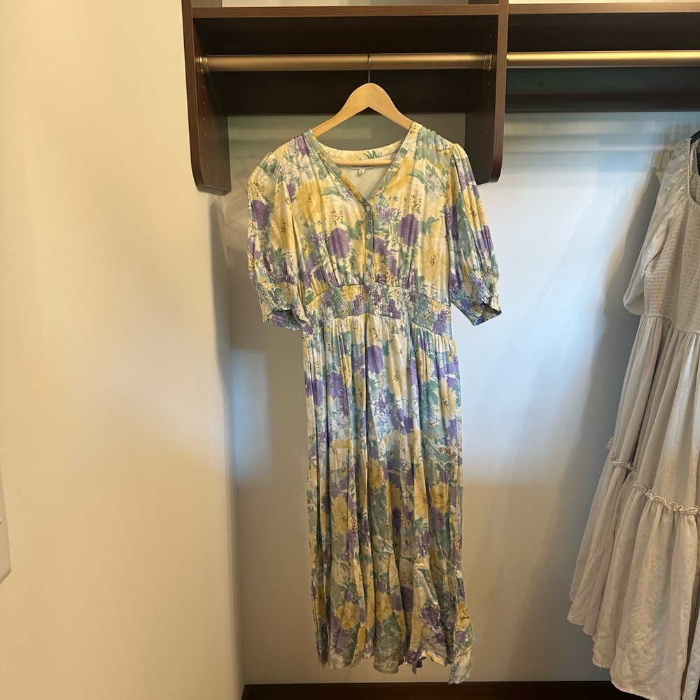 Baltic Born Floral Print Maxi Dress